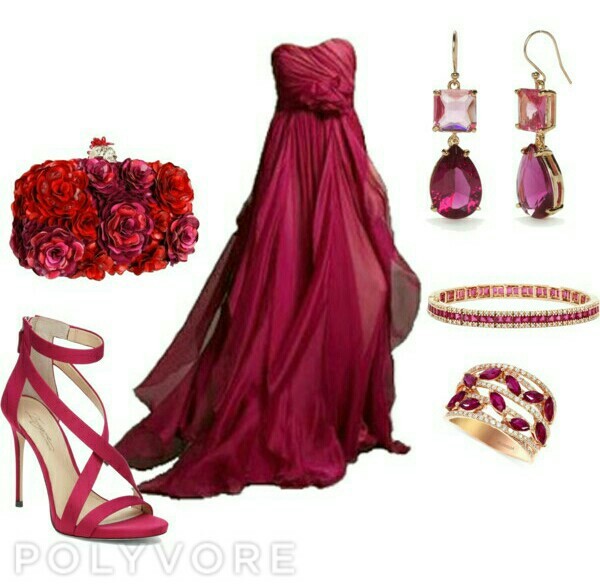 girl, bag, gowns and chiffon