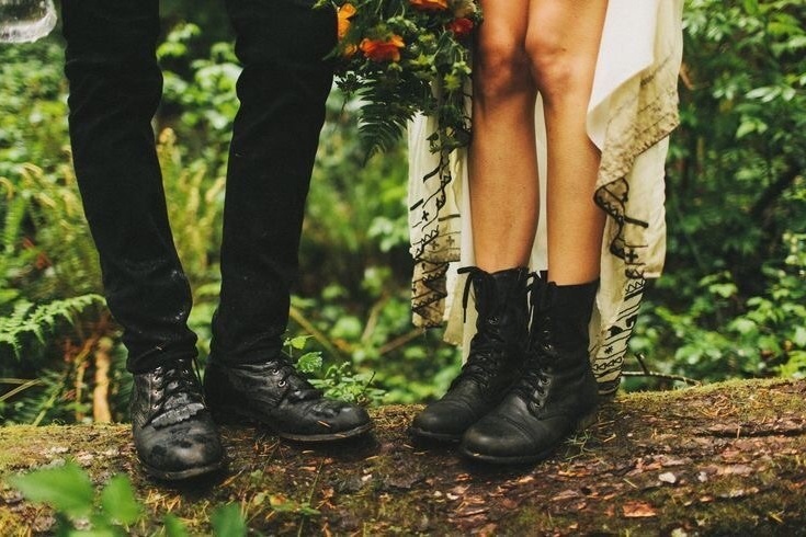 love and punk wedding