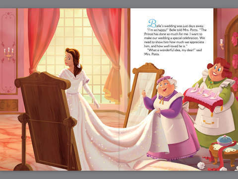 beauty and the beast, belle and storybook
