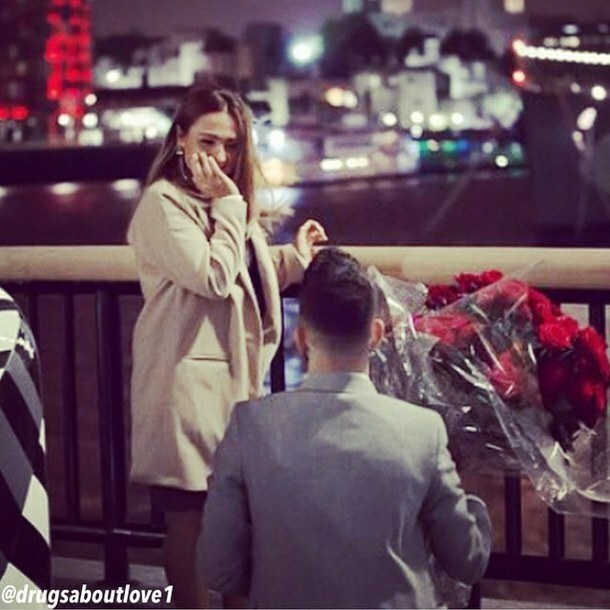 engagement, couple, surprise and love