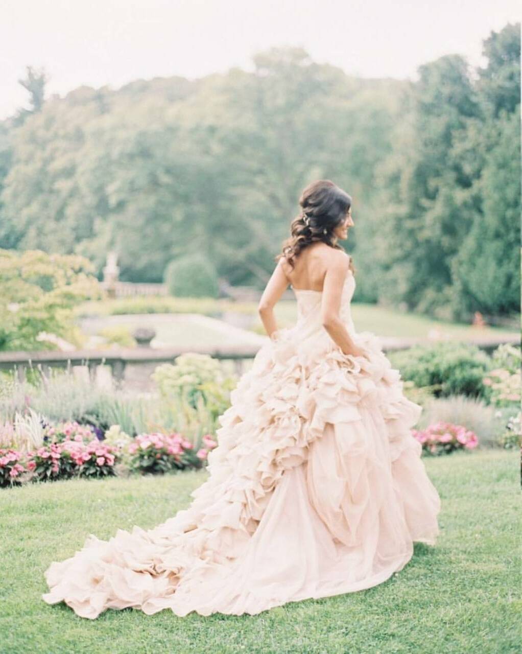 princess, romantic, Vera Wang and wedding dress