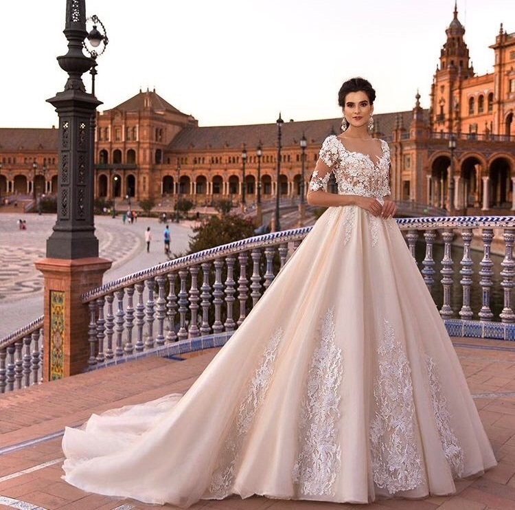 dress, weddinggown, fashion and bridal