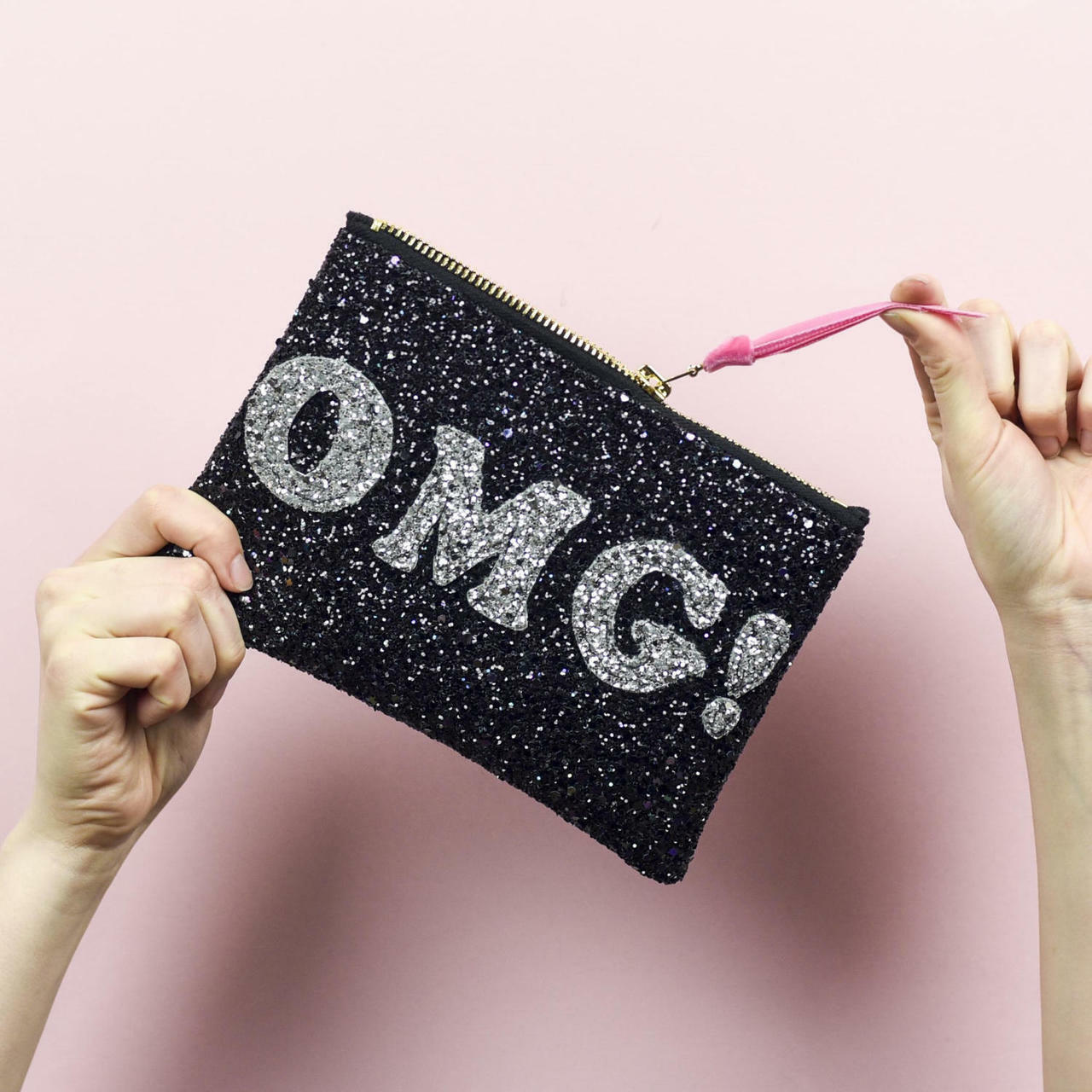 fashion bag, gift, bridal shower and glitter