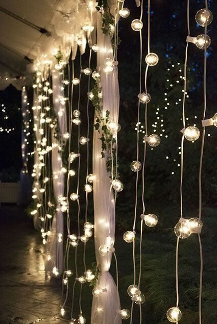 pinterest, white and lights
