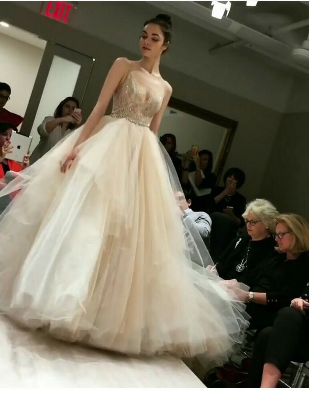 wedding dress, lazaro bridal, fashion and lazaro