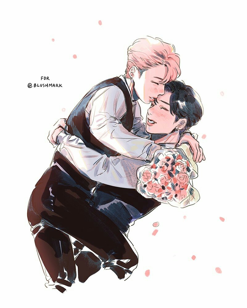 deviantart, kpop, jikook and bts