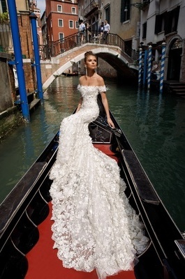 wedding gown, italy and venezia