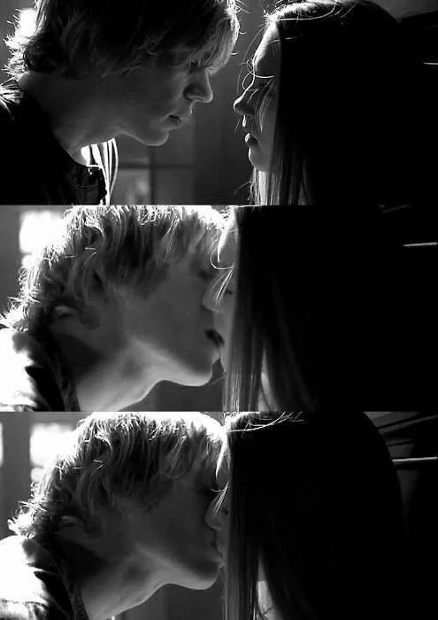 girl, boy, love and kiss
