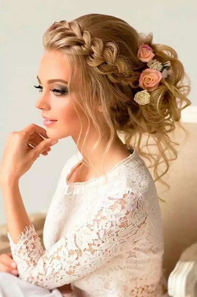hair styles, flowers, hair and braids