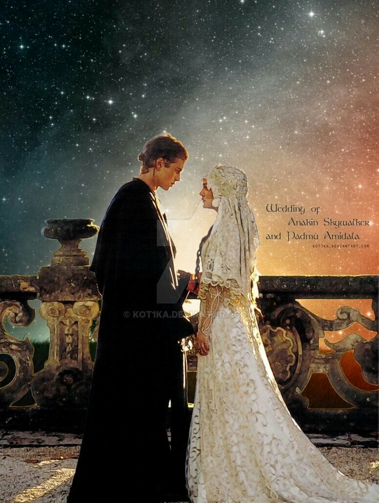 fanart, Anakin Skywalker, Dream and padme amidala
