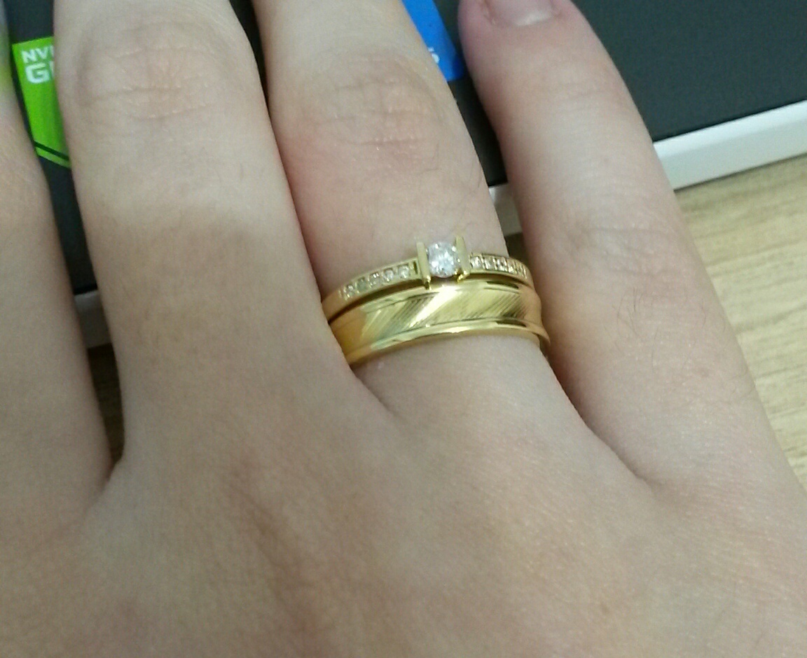love, engagement ring, wedding ring and gold