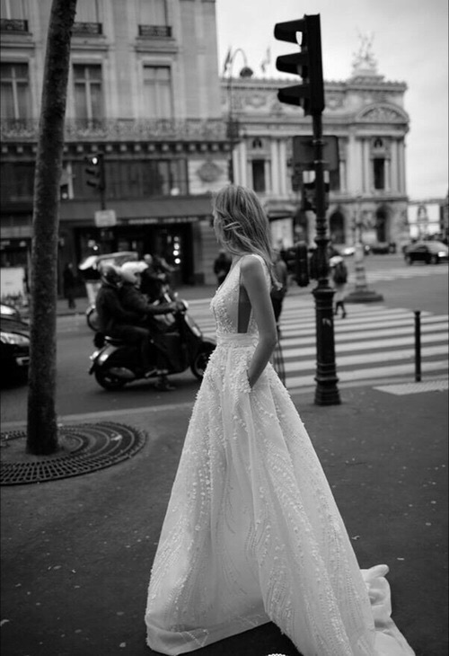dress, hair, black and white and dresses