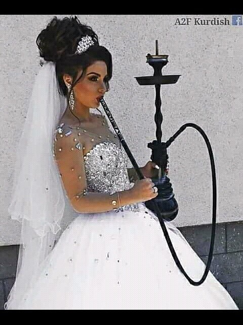 bride, black, summer and girl
