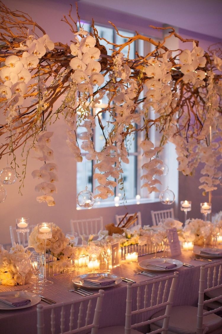 details, decorated, candles and flowers