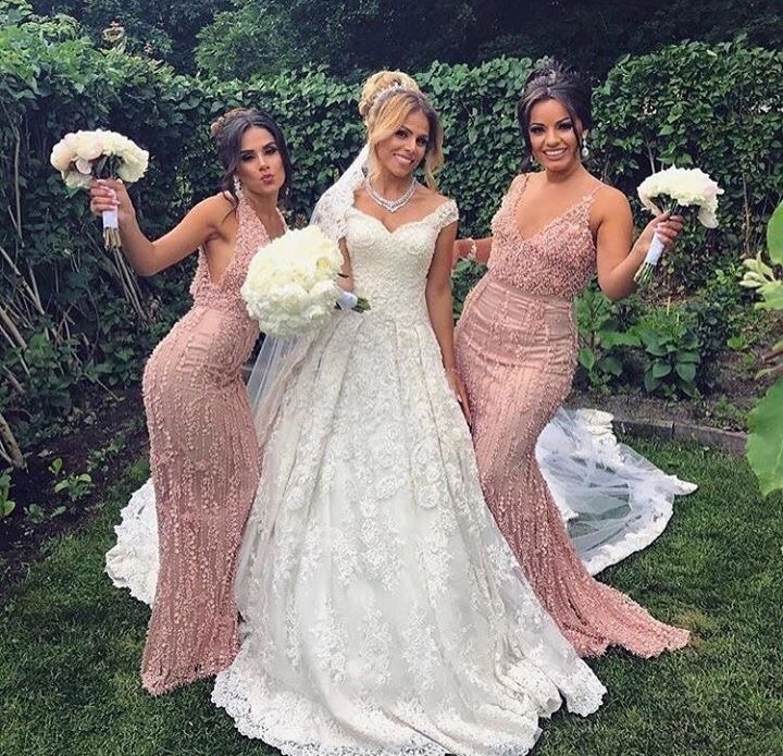 pink, dress, white and demoiselle d'honneur
