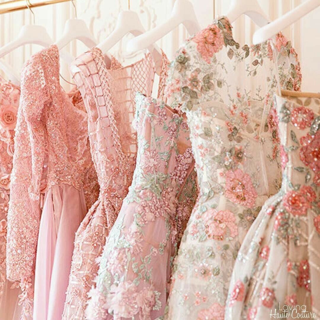 fashion, wedding dress, luxury style and pink