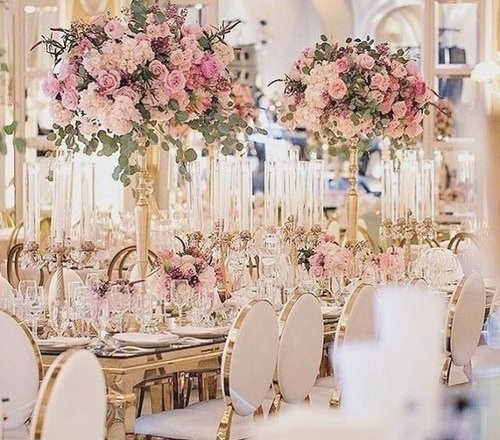 gold, moroccan wedding and table d'honneur