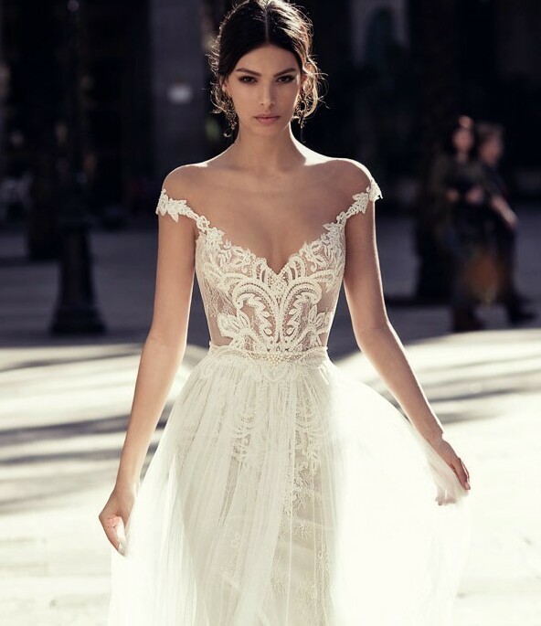 gali karten, bridal dress, embroidery and white