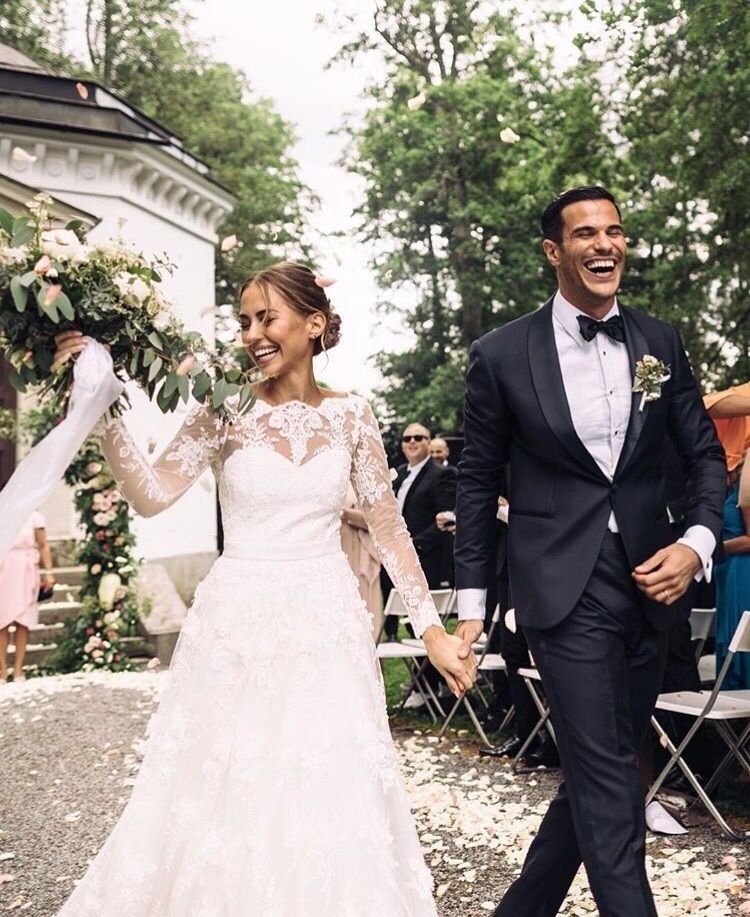 couple, dress, girl and elegance