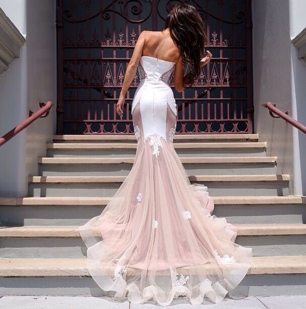 tumblr girl, outfit, girly and Prom