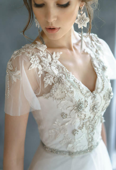etsy, lace wedding dress, victoriaspirina and bohemian wedding dress