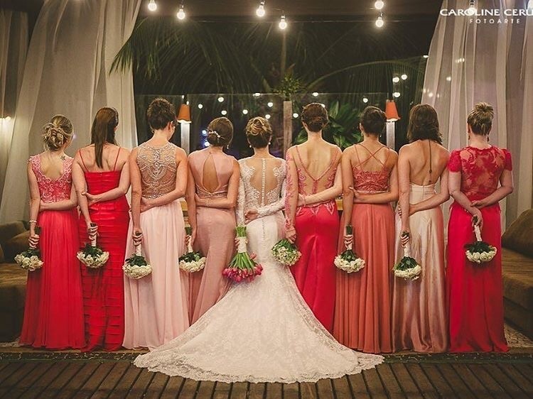 makeup, gown, bride and red