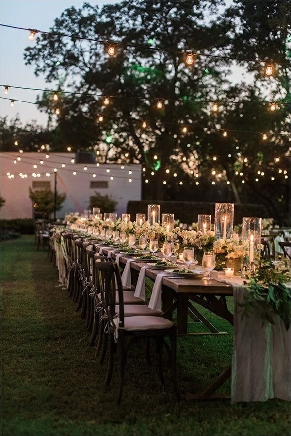 dinner, bride, lights and tumblr