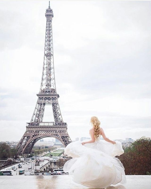 bridal, france, paris and wedding dress
