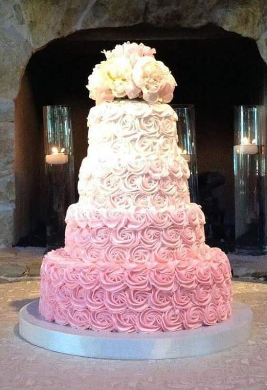 pink, boda, pastel and cake