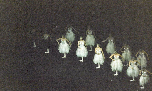ballet, band and white