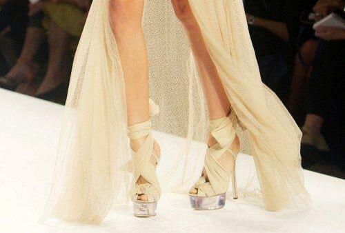wedding dress, high heel.white and cute