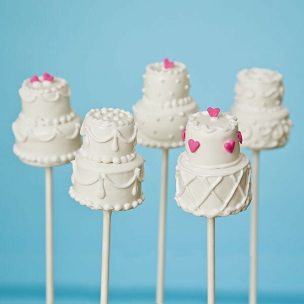 bridal, cake pops, hearts and snob