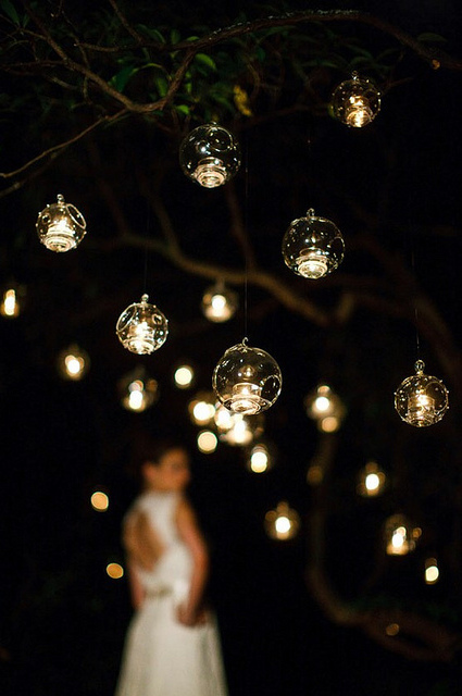 girl, nice and candle lights