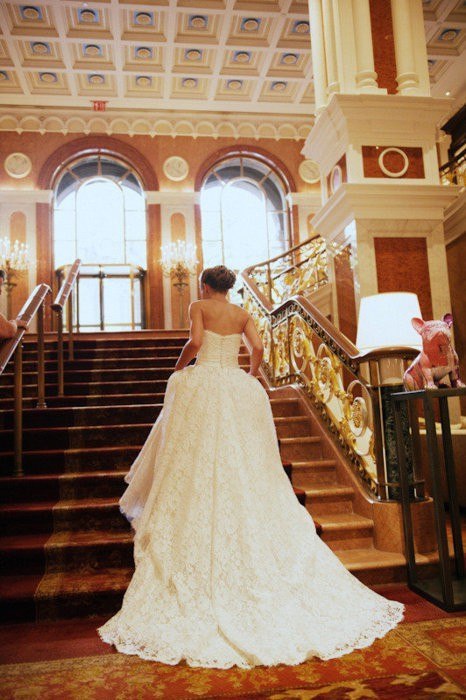 dress, wedding dess and white