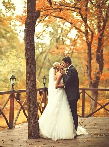 autumn, groom and couple