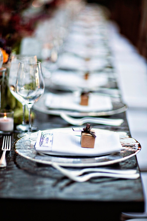 lovely, table setting, pretty and girly