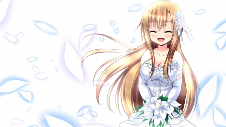 anime, girl and together