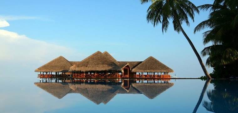 hut, sea and holiday