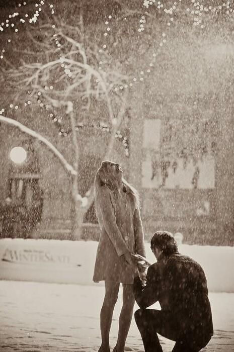 ring, boy, man and winter