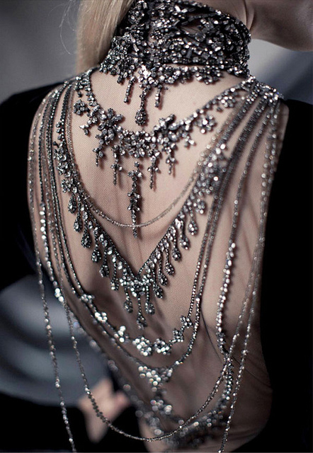 unique dress, jewels and dress