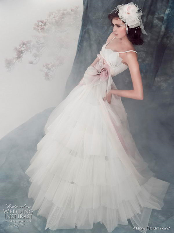 pastel, wedding dress, alena goretskaya and rose
