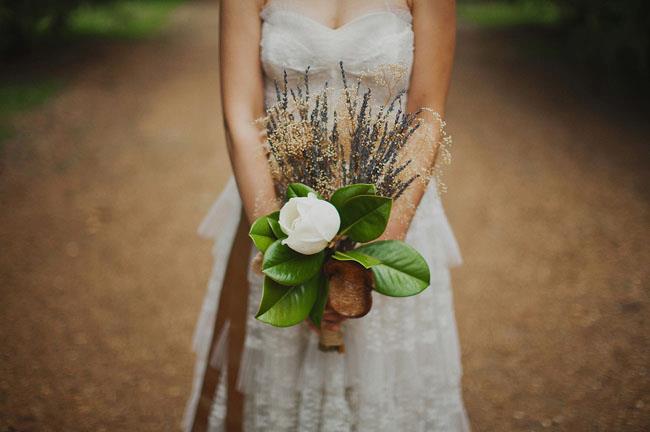 woman, magnolia and dress