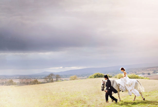 bride, pretty and vintage