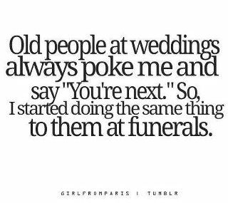 quote, weddings and hilarious