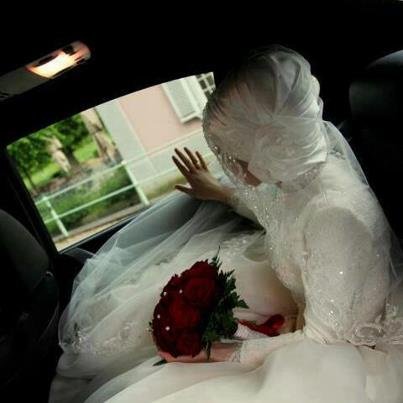islam, hijab and roses