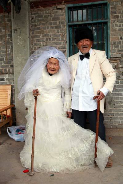 lovely, marriage and old couple