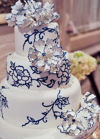 deep, blue and cake