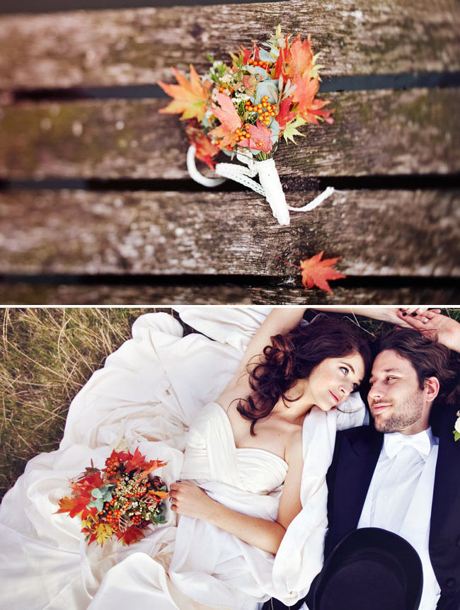 flowers, suit, autumn and brunette