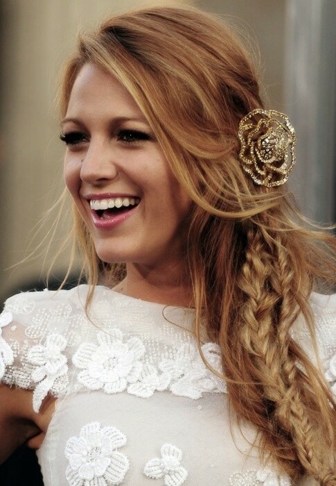 braid, blonde, amazing and smile