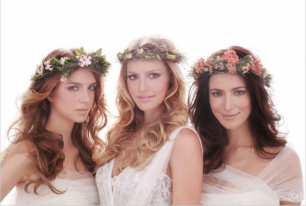 flowers, hair and crowns